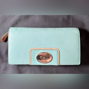 Kate spade long Wallet Turquoise